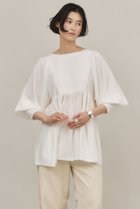 【カレンソロジー/Curensology】のギャザーニットプルオーバー 人気、トレンドファッション・服の通販 founy(ファニー) ファッション Fashion レディースファッション Fashion for Women トップス・カットソー Cut & Sew Tops ニット Knit Tops & Sweaters カジュアルプルオーバー・ニットトップス Pullovers & Knit Tops / Casual Pullovers ギャザー Gathered, Ruffled ワイド Wide, Wide Fit 再入荷 Restock / Back in Stock thumbnail ホワイト|ID: prp329100004822874 ipo3291000000035066799