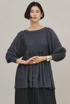 【カレンソロジー/Curensology】のギャザーニットプルオーバー 人気、トレンドファッション・服の通販 founy(ファニー) ファッション Fashion レディースファッション Fashion for Women トップス・カットソー Cut & Sew Tops ニット Knit Tops & Sweaters カジュアルプルオーバー・ニットトップス Pullovers & Knit Tops / Casual Pullovers ギャザー Gathered, Ruffled ワイド Wide, Wide Fit 再入荷 Restock / Back in Stock thumbnail グレー|ID: prp329100004822874 ipo3291000000035066800