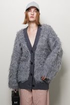 【プランク プロジェクト/PRANK PROJECT】のロングシャギーカーデ/Long Shaggy Cardigan GRY(グレー)|ID: prp329100004822878 ipo3291000000035066930