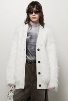 【プランク プロジェクト/PRANK PROJECT】のロングシャギーカーデ/Long Shaggy Cardigan WHT(ホワイト)|ID: prp329100004822878 ipo3291000000035066934