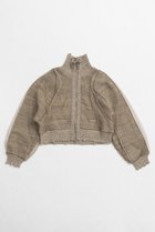 【プランク プロジェクト/PRANK PROJECT】のチュールレイヤードジップアップニット/Tulle Layered Zip-Up Knit BGE(ベージュ)|ID: prp329100004822881 ipo3291000000035066974