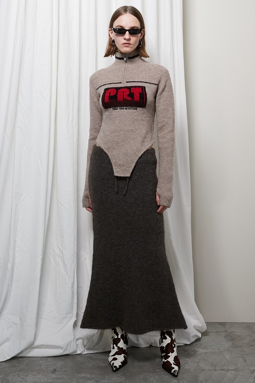 【プランク プロジェクト/PRANK PROJECT】のラインリブハイネックニット/Line Rib High Neck Knit 人気、トレンドファッション・服の通販 founy(ファニー) ファッション Fashion レディースファッション Fashion for Women トップス・カットソー Cut & Sew Tops ニット Knit Tops & Sweaters カジュアルプルオーバー・ニットトップス Pullovers & Knit Tops / Casual Pullovers おすすめ Recommended / Our Picks ショーツ Shorts, Short Pants ジャケット Jacket, Outerwear ストレート Straight, Straight Cut スポーティ Sporty, Casual Athletic スーツ Suit, Formalwear ボトム Bottoms, Lower Wear ループ Loop, Loop Knit other-5|ID: prp329100004822892 ipo3291000000035067159