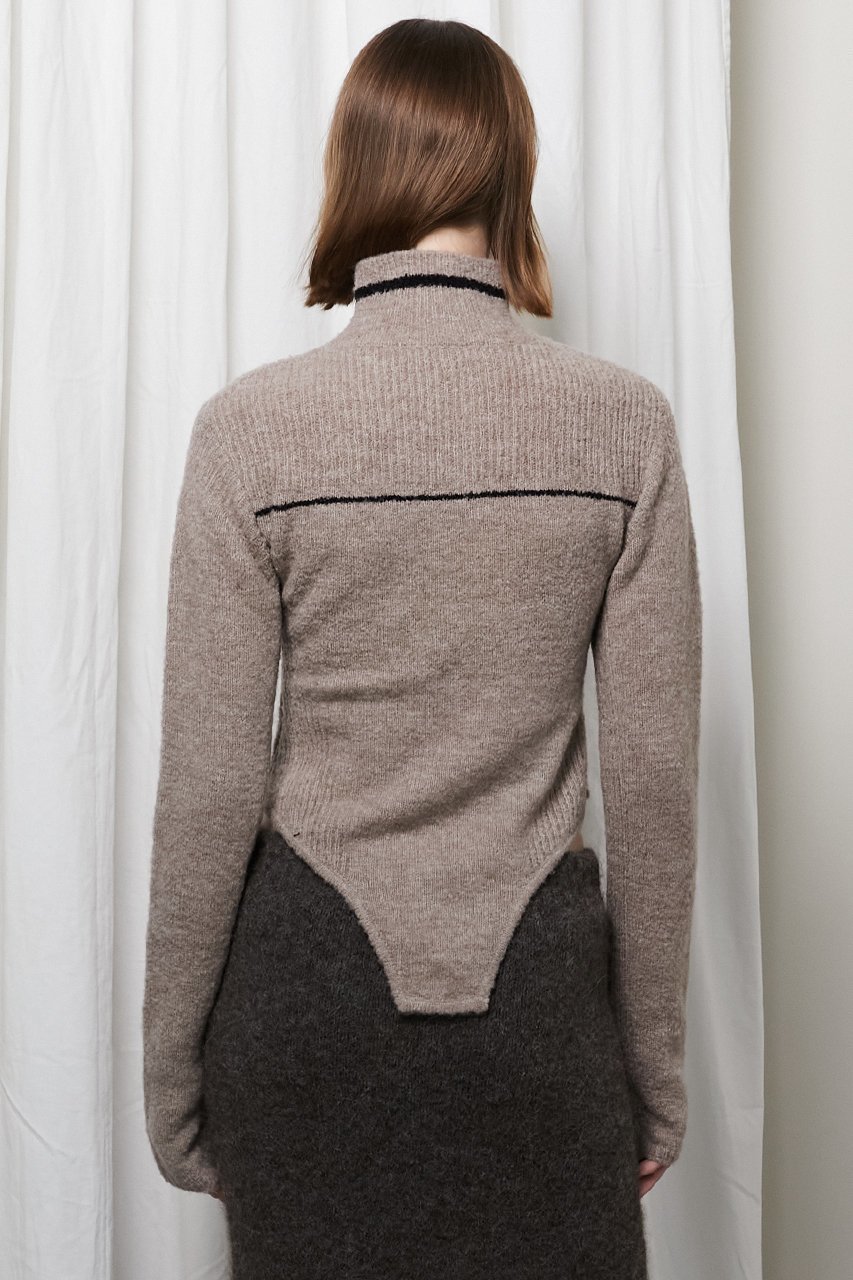 【プランク プロジェクト/PRANK PROJECT】のラインリブハイネックニット/Line Rib High Neck Knit 人気、トレンドファッション・服の通販 founy(ファニー) ファッション Fashion レディースファッション Fashion for Women トップス・カットソー Cut & Sew Tops ニット Knit Tops & Sweaters カジュアルプルオーバー・ニットトップス Pullovers & Knit Tops / Casual Pullovers おすすめ Recommended / Our Picks ショーツ Shorts, Short Pants ジャケット Jacket, Outerwear ストレート Straight, Straight Cut スポーティ Sporty, Casual Athletic スーツ Suit, Formalwear ボトム Bottoms, Lower Wear ループ Loop, Loop Knit other-8|ID: prp329100004822892 ipo3291000000035067162