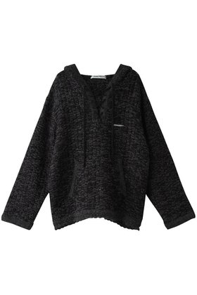 【プランク プロジェクト/PRANK PROJECT】のレースアップスラブフーディニット/Lace Up Slub Hoodie Knit 人気、トレンドファッション・服の通販 founy(ファニー) ファッション Fashion レディースファッション Fashion for Women トップス・カットソー Cut & Sew Tops ニット Knit Tops & Sweaters カジュアルプルオーバー・ニットトップス Pullovers & Knit Tops / Casual Pullovers おすすめ Recommended / Our Picks ルーズ Loose, Oversized |ID:prp329100004822899
