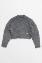 【プランク プロジェクト/PRANK PROJECT】のピアッシングシャギーニット/Piercing Shaggy Knit 人気、トレンドファッション・服の通販 founy(ファニー) ファッション Fashion レディースファッション Fashion for Women トップス・カットソー Cut & Sew Tops ニット Knit Tops & Sweaters カジュアルプルオーバー・ニットトップス Pullovers & Knit Tops / Casual Pullovers ボトム Bottoms, Lower Wear ミックス Mix, Mixed Style メタル Metal, Metal Parts thumbnail GRY(グレー)|ID: prp329100004822900 ipo3291000000035067273