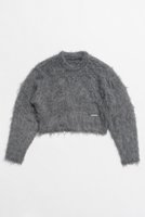【プランク プロジェクト/PRANK PROJECT】のピアッシングシャギーニット/Piercing Shaggy Knit 人気、トレンドファッション・服の通販 founy(ファニー) ファッション Fashion レディースファッション Fashion for Women トップス・カットソー Cut & Sew Tops ニット Knit Tops & Sweaters カジュアルプルオーバー・ニットトップス Pullovers & Knit Tops / Casual Pullovers ボトム Bottoms, Lower Wear ミックス Mix, Mixed Style メタル Metal, Metal Parts |ID:prp329100004822900