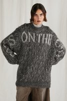 【プランク プロジェクト/PRANK PROJECT】のロゴメランジシャギーニット / Logo Melange Shaggy Knit 人気、トレンドファッション・服の通販 founy(ファニー) ファッション Fashion レディースファッション Fashion for Women トップス・カットソー Cut & Sew Tops ニット Knit Tops & Sweaters カジュアルプルオーバー・ニットトップス Pullovers & Knit Tops / Casual Pullovers メランジ Melange, Mixed Yarn |ID:prp329100004822907