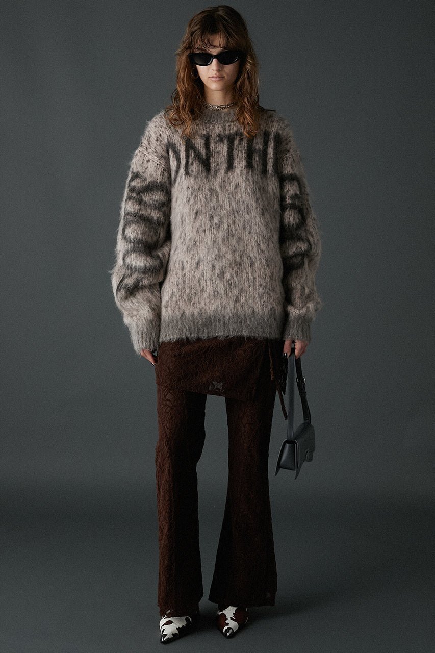 【プランク プロジェクト/PRANK PROJECT】のロゴメランジシャギーニット / Logo Melange Shaggy Knit 人気、トレンドファッション・服の通販 founy(ファニー) 　ファッション　Fashion　レディースファッション　Fashion for Women　トップス・カットソー　Cut & Sew Tops　ニット　Knit Tops & Sweaters　カジュアルプルオーバー・ニットトップス　Pullovers & Knit Tops / Casual Pullovers　メランジ　Melange, Mixed Yarn　other-2|ID: prp329100004822907 ipo3291000000035067468