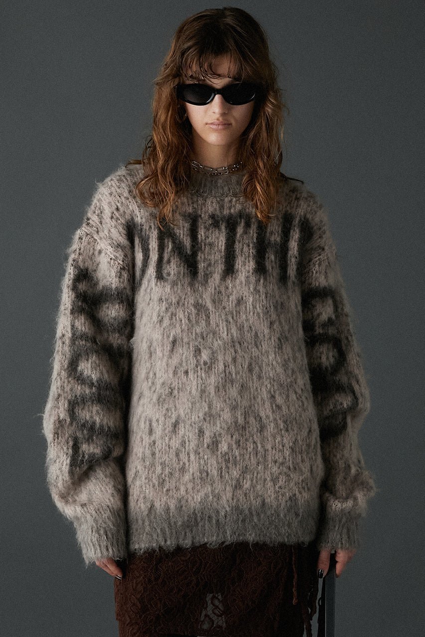 【プランク プロジェクト/PRANK PROJECT】のロゴメランジシャギーニット / Logo Melange Shaggy Knit 人気、トレンドファッション・服の通販 founy(ファニー) 　ファッション　Fashion　レディースファッション　Fashion for Women　トップス・カットソー　Cut & Sew Tops　ニット　Knit Tops & Sweaters　カジュアルプルオーバー・ニットトップス　Pullovers & Knit Tops / Casual Pullovers　メランジ　Melange, Mixed Yarn　other-5|ID: prp329100004822907 ipo3291000000035067473