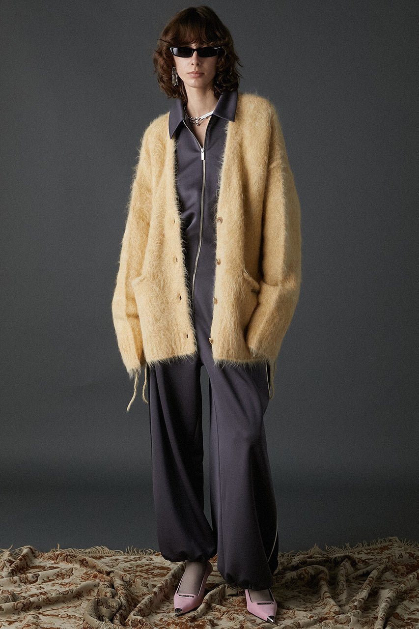 【プランク プロジェクト/PRANK PROJECT】のアルパカシャギーカーディガン / Alpaca Shaggy Cardigan 人気、トレンドファッション・服の通販 founy(ファニー) 　ファッション　Fashion　レディースファッション　Fashion for Women　トップス・カットソー　Cut & Sew Tops　ニット　Knit Tops & Sweaters　カーディガン・羽織り　Layered Style Cardigans　カーディガン　Cardigan, Knitwear　スリット　Slit, Slit Detail　other-2|ID: prp329100004822913 ipo3291000000035067543