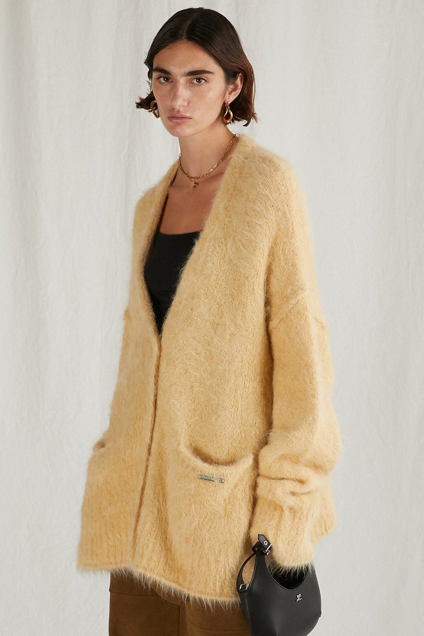 【プランク プロジェクト/PRANK PROJECT】のアルパカシャギーカーディガン / Alpaca Shaggy Cardigan 人気、トレンドファッション・服の通販 founy(ファニー) 　ファッション　Fashion　レディースファッション　Fashion for Women　トップス・カットソー　Cut & Sew Tops　ニット　Knit Tops & Sweaters　カーディガン・羽織り　Layered Style Cardigans　カーディガン　Cardigan, Knitwear　スリット　Slit, Slit Detail　other-6|ID: prp329100004822913 ipo3291000000035067551