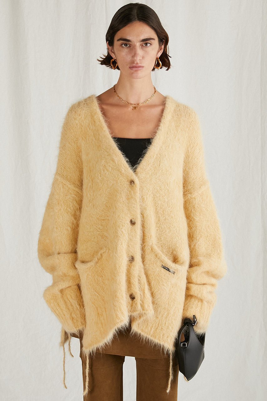 【プランク プロジェクト/PRANK PROJECT】のアルパカシャギーカーディガン / Alpaca Shaggy Cardigan 人気、トレンドファッション・服の通販 founy(ファニー) 　ファッション　Fashion　レディースファッション　Fashion for Women　トップス・カットソー　Cut & Sew Tops　ニット　Knit Tops & Sweaters　カーディガン・羽織り　Layered Style Cardigans　カーディガン　Cardigan, Knitwear　スリット　Slit, Slit Detail　other-7|ID: prp329100004822913 ipo3291000000035067552