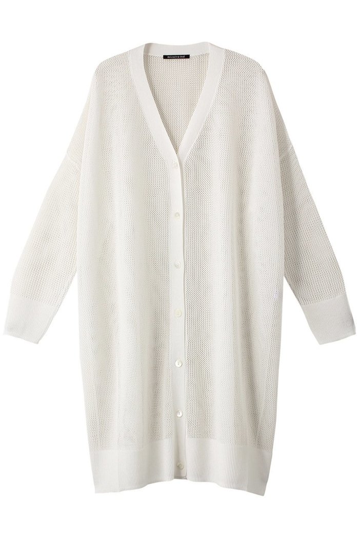 【ミズイロ インド/mizuiro ind】のmesh pattern V neck long C/D カーディガン インテリア・キッズ・メンズ・レディースファッション・服の通販 founy(ファニー) https://founy.com/ ファッション Fashion レディースファッション Fashion for Women トップス・カットソー Cut & Sew Tops ニット Knit Tops & Sweaters カーディガン・羽織り Layered Style Cardigans カーディガン Cardigan, Knitwear シアー Sheer, See-Through シンプル Simple, Minimal トレンド Trend, Trending Now メッシュ Mesh, Net Fabric ロング Long, Long-Length 夏 Summer |ID: prp329100004822927 ipo3291000000035067852