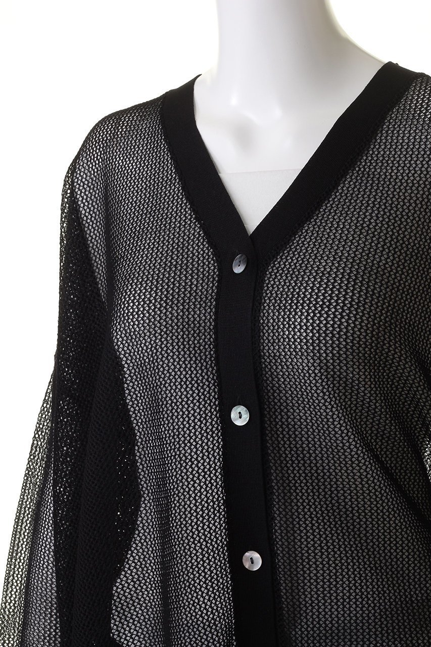 【ミズイロ インド/mizuiro ind】のmesh pattern V neck long C/D カーディガン 人気、トレンドファッション・服の通販 founy(ファニー) 　ファッション　Fashion　レディースファッション　Fashion for Women　トップス・カットソー　Cut & Sew Tops　ニット　Knit Tops & Sweaters　カーディガン・羽織り　Layered Style Cardigans　カーディガン　Cardigan, Knitwear　シアー　Sheer, See-Through　シンプル　Simple, Minimal　トレンド　Trend, Trending Now　メッシュ　Mesh, Net Fabric　ロング　Long, Long-Length　夏　Summer　other-5|ID: prp329100004822927 ipo3291000000035067863