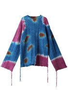 【メゾンスペシャル/MAISON SPECIAL】のTie-dye Knit Wear/タイダイニット 人気、トレンドファッション・服の通販 founy(ファニー) ファッション Fashion レディースファッション Fashion for Women トップス・カットソー Cut & Sew Tops ニット Knit Tops & Sweaters カジュアルプルオーバー・ニットトップス Pullovers & Knit Tops / Casual Pullovers インナー Innerwear リラックス Relax, Relaxed Fit thumbnail BLU(ブルー)|ID: prp329100004822930 ipo3291000000035067917