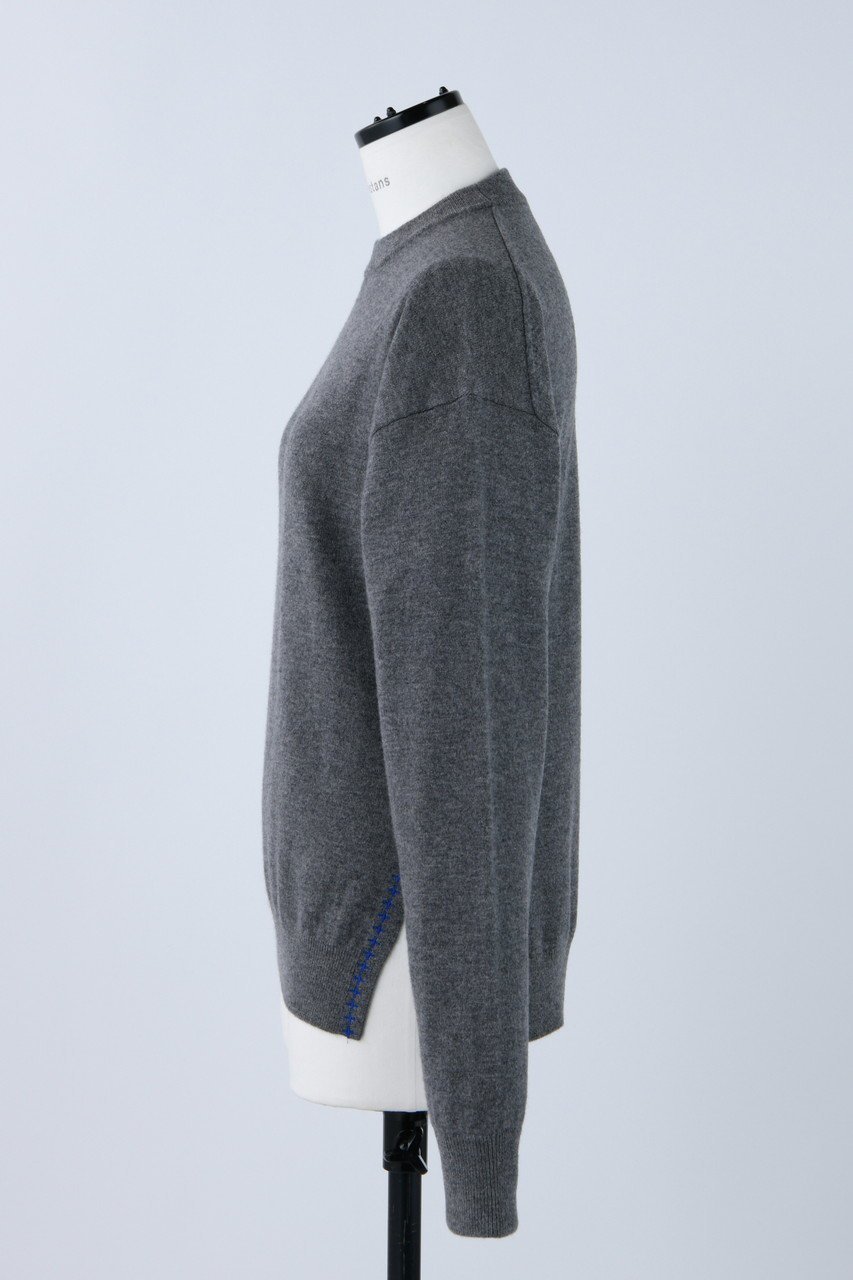 【ナゴンスタンス/nagonstans】のスタンドカラー P.O/プルオーバー 人気、トレンドファッション・服の通販 founy(ファニー) 　ファッション　Fashion　レディースファッション　Fashion for Women　トップス・カットソー　Cut & Sew Tops　ニット　Knit Tops & Sweaters　カジュアルプルオーバー・ニットトップス　Pullovers & Knit Tops / Casual Pullovers　シンプル　Simple, Minimal　スタンド　Stand Collar, Upright Stand　スリット　Slit, Slit Detail　other-2|ID: prp329100004822934 ipo3291000000035067964