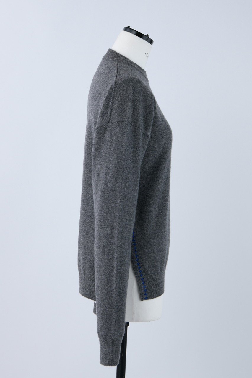 【ナゴンスタンス/nagonstans】のスタンドカラー P.O/プルオーバー 人気、トレンドファッション・服の通販 founy(ファニー) 　ファッション　Fashion　レディースファッション　Fashion for Women　トップス・カットソー　Cut & Sew Tops　ニット　Knit Tops & Sweaters　カジュアルプルオーバー・ニットトップス　Pullovers & Knit Tops / Casual Pullovers　シンプル　Simple, Minimal　スタンド　Stand Collar, Upright Stand　スリット　Slit, Slit Detail　other-4|ID: prp329100004822934 ipo3291000000035067968