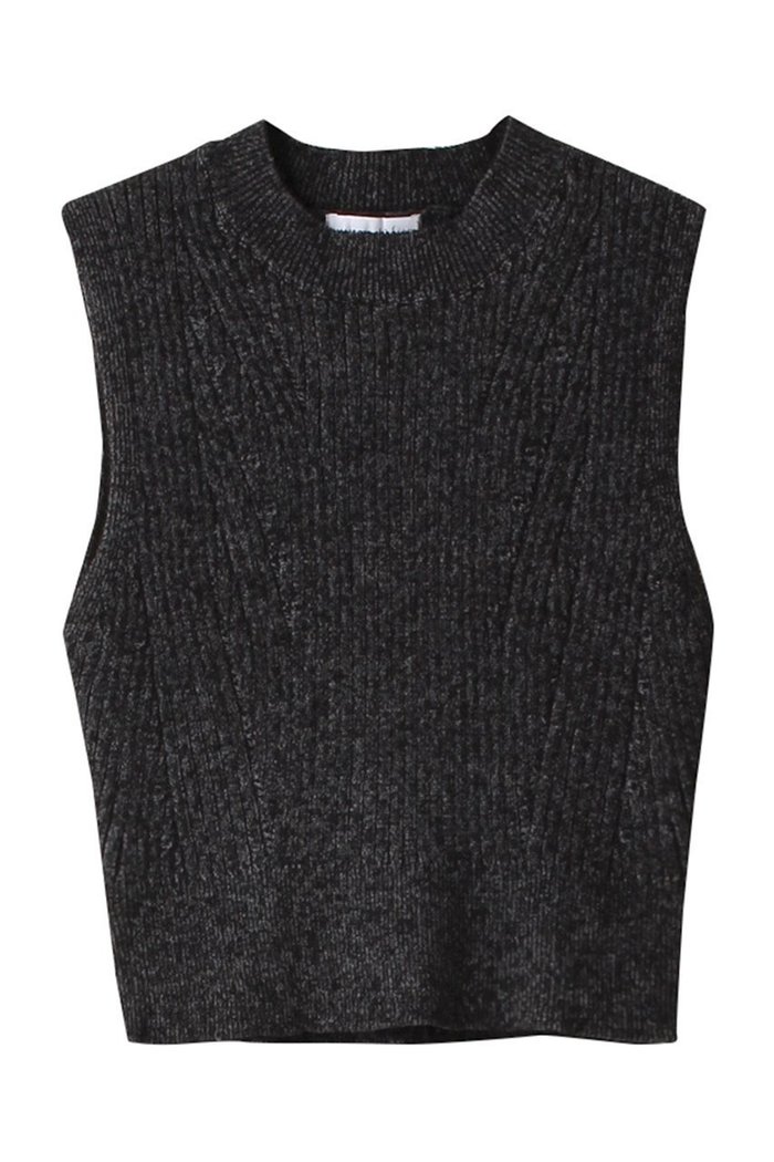 【メゾンスペシャル/MAISON SPECIAL】のCurl Yarn Short Length Sleeveless Knit Tops/カールヤーンショートノースリーブニット インテリア・キッズ・メンズ・レディースファッション・服の通販 founy(ファニー) https://founy.com/ ファッション Fashion レディースファッション Fashion for Women トップス・カットソー Cut & Sew Tops ニット Knit Tops & Sweaters キャミソール&ノースリーブ Camisoles & Sleeveless Tops カジュアルプルオーバー・ニットトップス Pullovers & Knit Tops / Casual Pullovers 春 Spring カッティング Cutting Detail コンパクト Compact, Small Size ノースリーブ Sleeveless, No-Sleeve ワイド Wide, Wide Fit ワイドリブ Wide Rib, Wide Ribbed Knit 夏 Summer |ID: prp329100004822939 ipo3291000000035068027