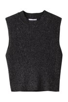 【メゾンスペシャル/MAISON SPECIAL】のCurl Yarn Short Length Sleeveless Knit Tops/カールヤーンショートノースリーブニット BLK(ブラック)|ID: prp329100004822939 ipo3291000000035068028