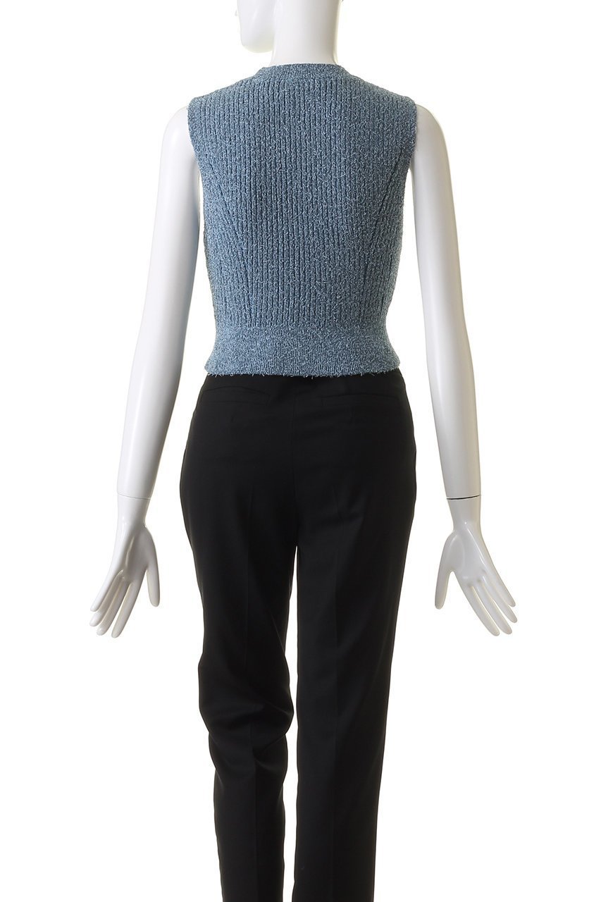 【メゾンスペシャル/MAISON SPECIAL】のCurl Yarn Short Length Sleeveless Knit Tops/カールヤーンショートノースリーブニット 人気、トレンドファッション・服の通販 founy(ファニー) 　ファッション　Fashion　レディースファッション　Fashion for Women　トップス・カットソー　Cut & Sew Tops　ニット　Knit Tops & Sweaters　キャミソール&ノースリーブ　Camisoles & Sleeveless Tops　カジュアルプルオーバー・ニットトップス　Pullovers & Knit Tops / Casual Pullovers　春　Spring　カッティング　Cutting Detail　コンパクト　Compact, Small Size　ノースリーブ　Sleeveless, No-Sleeve　ワイド　Wide, Wide Fit　ワイドリブ　Wide Rib, Wide Ribbed Knit　夏　Summer　other-4|ID: prp329100004822939 ipo3291000000035068043