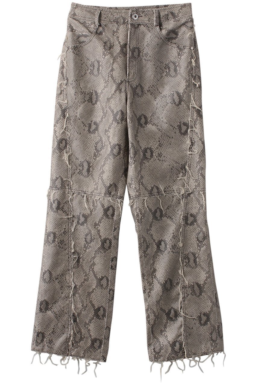 【メゾンスペシャル/MAISON SPECIAL】のfaux Leather Python Cut Off Pants/フェイクレザーパイソンカットオフパンツ インテリア・キッズ・メンズ・レディースファッション・服の通販 founy(ファニー) 　ファッション　Fashion　レディースファッション　Fashion for Women　パンツ　Pants & Trousers　セットアップ　Set-Up, Coordinated Outfit　トレンド　Trend, Trending Now　パイソン　Python, Snakeskin Pattern　フェイクレザー　Faux Leather, PU Leather　無地　Plain, Solid Color　MLT1(マルチカラー)|ID: prp329100004822945 ipo3291000000035637492