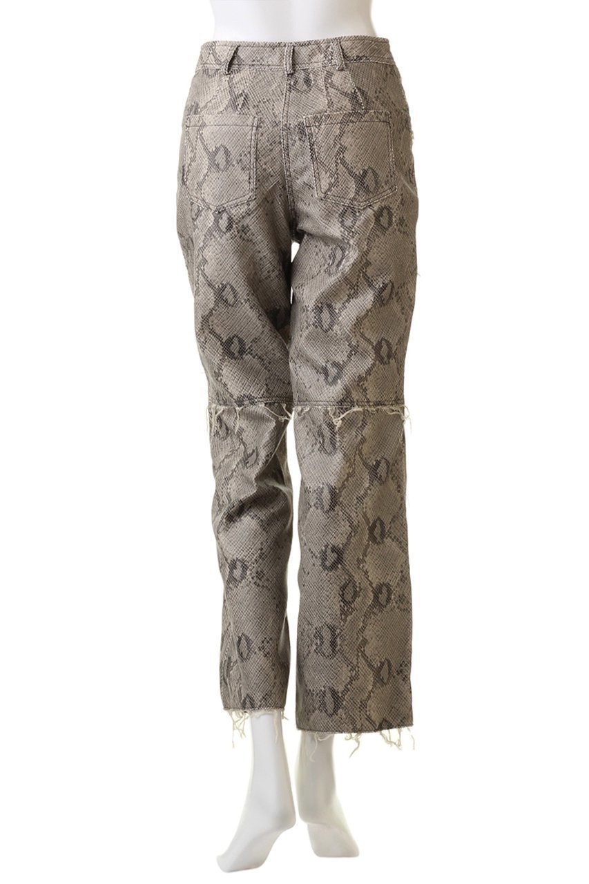 【メゾンスペシャル/MAISON SPECIAL】のfaux Leather Python Cut Off Pants/フェイクレザーパイソンカットオフパンツ 人気、トレンドファッション・服の通販 founy(ファニー) 　ファッション　Fashion　レディースファッション　Fashion for Women　パンツ　Pants & Trousers　セットアップ　Set-Up, Coordinated Outfit　トレンド　Trend, Trending Now　パイソン　Python, Snakeskin Pattern　フェイクレザー　Faux Leather, PU Leather　無地　Plain, Solid Color　other-4|ID: prp329100004822945 ipo3291000000035637495