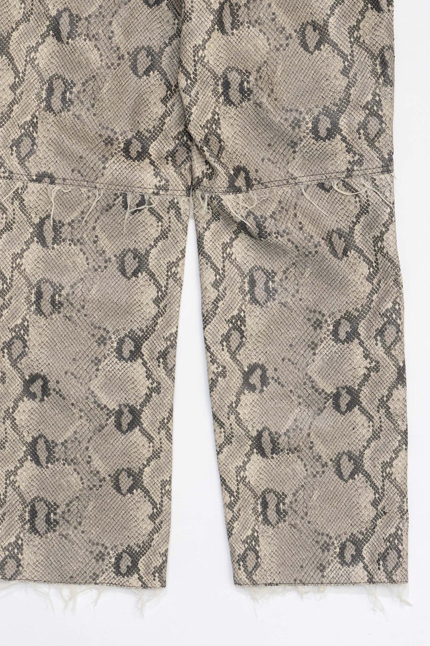 【メゾンスペシャル/MAISON SPECIAL】のfaux Leather Python Cut Off Pants/フェイクレザーパイソンカットオフパンツ 人気、トレンドファッション・服の通販 founy(ファニー) 　ファッション　Fashion　レディースファッション　Fashion for Women　パンツ　Pants & Trousers　セットアップ　Set-Up, Coordinated Outfit　トレンド　Trend, Trending Now　パイソン　Python, Snakeskin Pattern　フェイクレザー　Faux Leather, PU Leather　無地　Plain, Solid Color　other-6|ID: prp329100004822945 ipo3291000000035637497