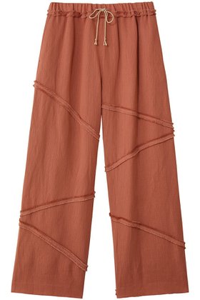 【エリオポール/heliopole】 【muller of yoshiokubo】PANAMA フリンジパンツ人気、トレンドファッション・服の通販 founy(ファニー) ファッション Fashion レディースファッション Fashion for Women パンツ Pants & Trousers シンプル Simple, Minimal ストレート Straight, Straight Cut ランダム Random, Irregular リネン Linen, Linen Fabric ワイド Wide, Wide Fit |ID:prp329100004822951