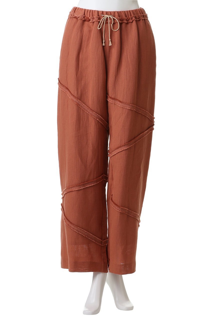 【エリオポール/heliopole】の【muller of yoshiokubo】PANAMA フリンジパンツ 人気、トレンドファッション・服の通販 founy(ファニー) 　ファッション　Fashion　レディースファッション　Fashion for Women　パンツ　Pants & Trousers　シンプル　Simple, Minimal　ストレート　Straight, Straight Cut　ランダム　Random, Irregular　リネン　Linen, Linen Fabric　ワイド　Wide, Wide Fit　other-2|ID: prp329100004822951 ipo3291000000035068274