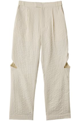 【エリオポール/heliopole】 【muller of yoshiokubo】ストライプジャカードパンツ人気、トレンドファッション・服の通販 founy(ファニー) ファッション Fashion レディースファッション Fashion for Women パンツ Pants & Trousers カッティング Cutting Detail シンプル Simple, Minimal ジャカード／ジャガード Jacquard, Woven Pattern ストライプ Stripe, Striped Pattern エレガント 上品 Elegant |ID:prp329100004822952