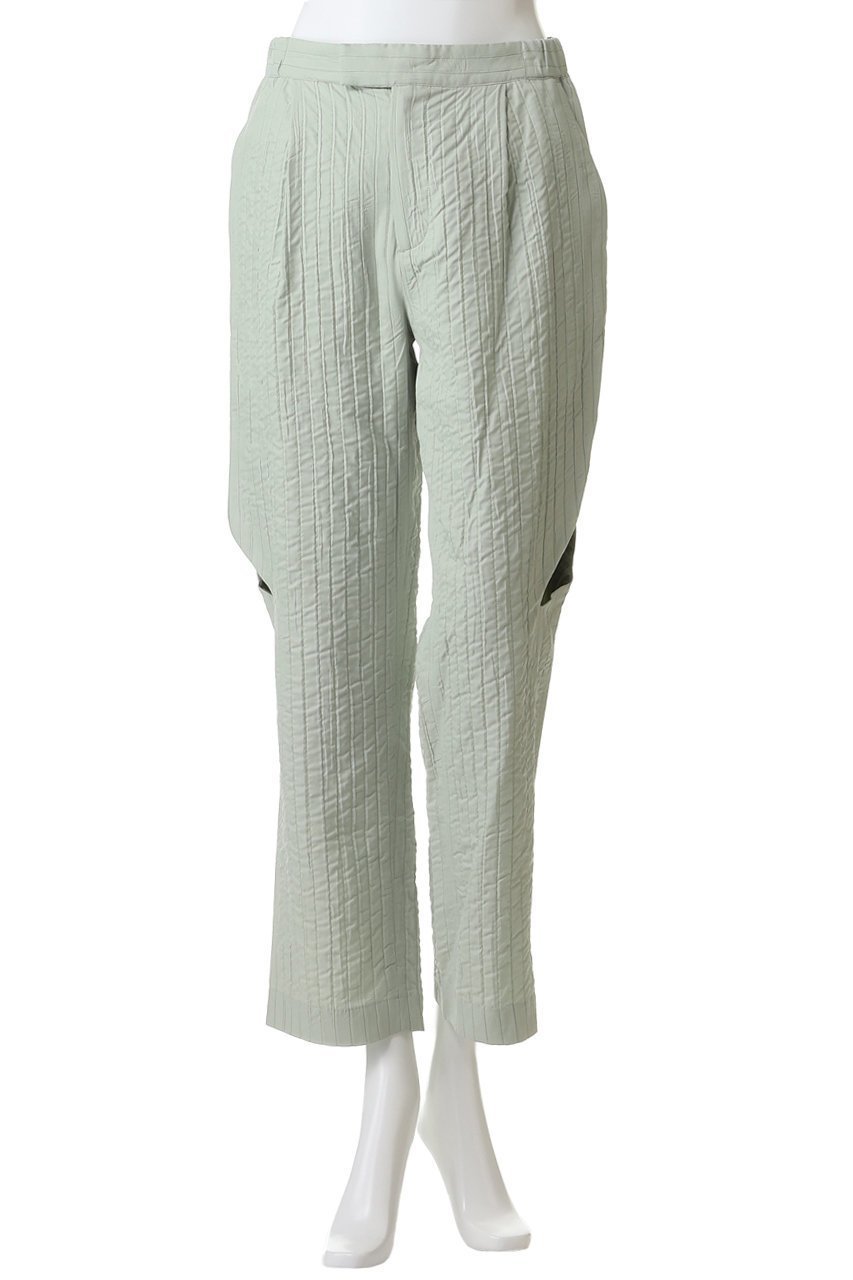 【エリオポール/heliopole】の【muller of yoshiokubo】ストライプジャカードパンツ 人気、トレンドファッション・服の通販 founy(ファニー) 　ファッション　Fashion　レディースファッション　Fashion for Women　パンツ　Pants & Trousers　カッティング　Cutting Detail　シンプル　Simple, Minimal　ジャカード／ジャガード　Jacquard, Woven Pattern　ストライプ　Stripe, Striped Pattern　エレガント 上品　Elegant　other-2|ID: prp329100004822952 ipo3291000000035068284