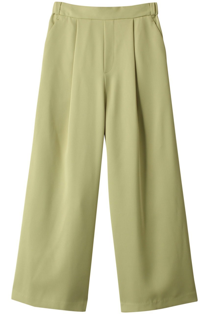 【ミディウミソリッド/MIDIUMISOLID】のone tuck straight PT パンツ インテリア・キッズ・メンズ・レディースファッション・服の通販 founy(ファニー) ファッション Fashion レディースファッション Fashion for Women パンツ Pants & Trousers シンプル Simple, Minimal フロント Front, Front Design ワイド Wide, Wide Fit エレガント 上品 Elegant green|ID: prp329100004822975 ipo3291000000035068630