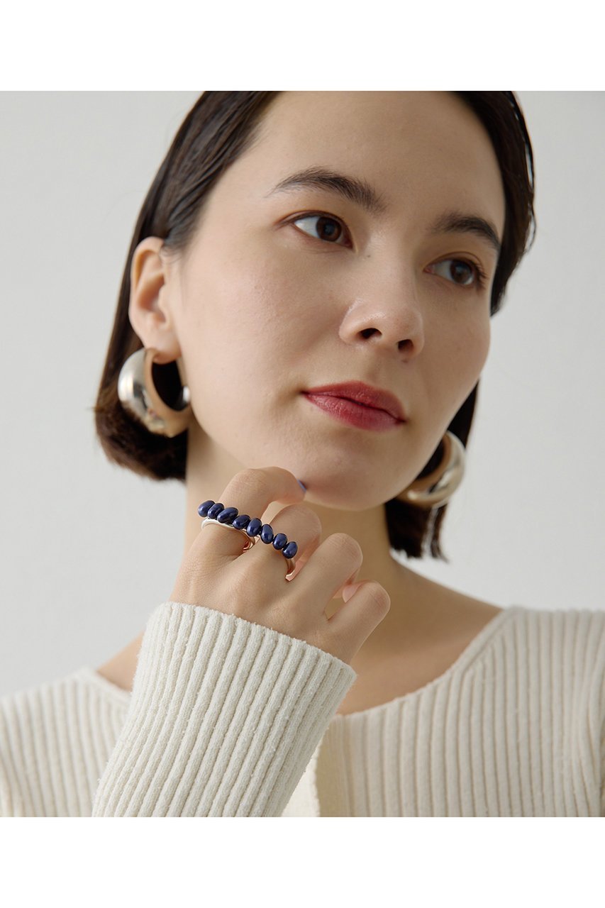 【ウィムガゼット/Whim Gazette】の【Hoaw.】Pearl double ring 人気、トレンドファッション・服の通販 founy(ファニー) 　ファッション　Fashion　レディースファッション　Fashion for Women　2026年　2026　シルバー　Silver, Metallic Silver　ダブル　Double, Double-Breasted　バランス　Balance, Style Balance　パール　Pearl, Pearl Accent　フォルム　Silhouette, Form　モダン　Modern, Contemporary　エレガント 上品　Elegant　夏　Summer　春　Spring　S/S・春夏　SS, Spring/Summer, Warm Season　other-3|ID: prp329100004826319 ipo3291000000035944342