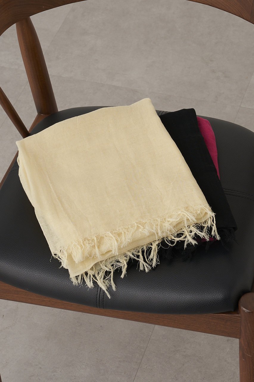 【ガリャルダガランテ/GALLARDAGALANTE】のベーシックストール インテリア・キッズ・メンズ・レディースファッション・服の通販 founy(ファニー) 　ファッション　Fashion　レディースファッション　Fashion for Women　ストール　Soft & Warm Scarves　マフラー・スヌード / 冬小物の定番　Scarves & Mufflers　2026年　2026　エアリー　Airy Texture　スタイリッシュ　Stylish, Fashionable　ストール　Stole, Wrap　ベーシック　Basic, Essential　マフラー　Scarf, Muffler　再入荷　Restock / Back in Stock　夏　Summer　春　Spring　S/S・春夏　SS, Spring/Summer, Warm Season　イエロー|ID: prp329100004826330 ipo3291000000035997451