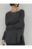 【ガリャルダガランテ/GALLARDAGALANTE】のラウンドヘムTee チャコールグレー|ID: prp329100004826331 ipo3291000000035115936