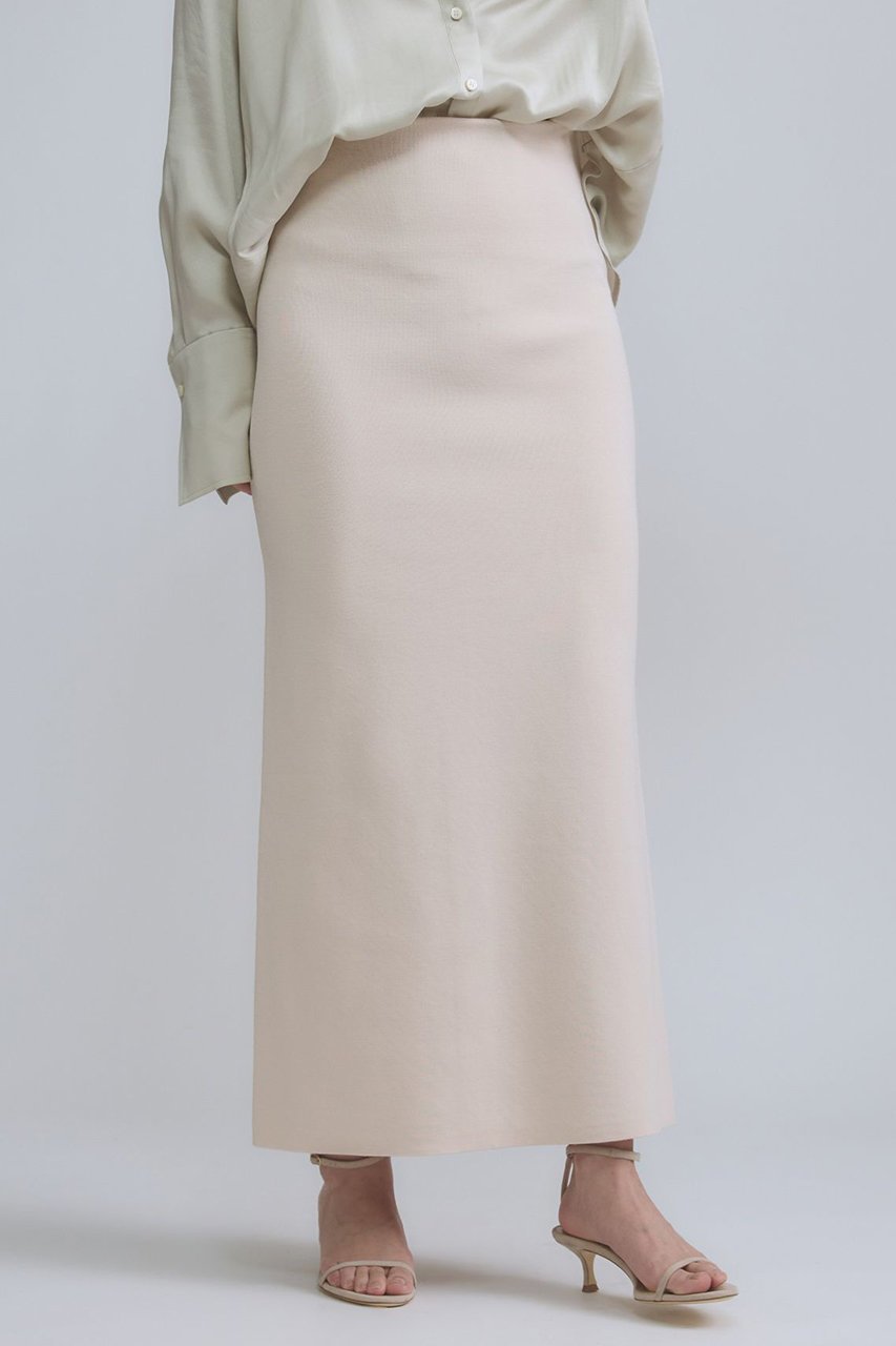 【カオス/Chaos】のシルクコンティ-ルスカート インテリア・キッズ・メンズ・レディースファッション・服の通販 founy(ファニー) 　ファッション　Fashion　レディースファッション　Fashion for Women　スカート　Skirts　ロングスカート　Long Skirts / Maxi & Midi Skirts　2026年　2026　シルク　Silk, 100% Silk　タイトスカート　Pencil Skirt, Tight Skirt　ミラノリブ　Milano Rib, Milano Stitch　ロング　Long, Long-Length　夏　Summer　定番　Standard, Basic Item　春　Spring　S/S・春夏　SS, Spring/Summer, Warm Season　クリーム|ID: prp329100004826337 ipo3291000000035115999