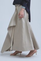 【カオス/Chaos】のリネンヘリンボンスカート ベージュ|ID: prp329100004826339 ipo3291000000036130582
