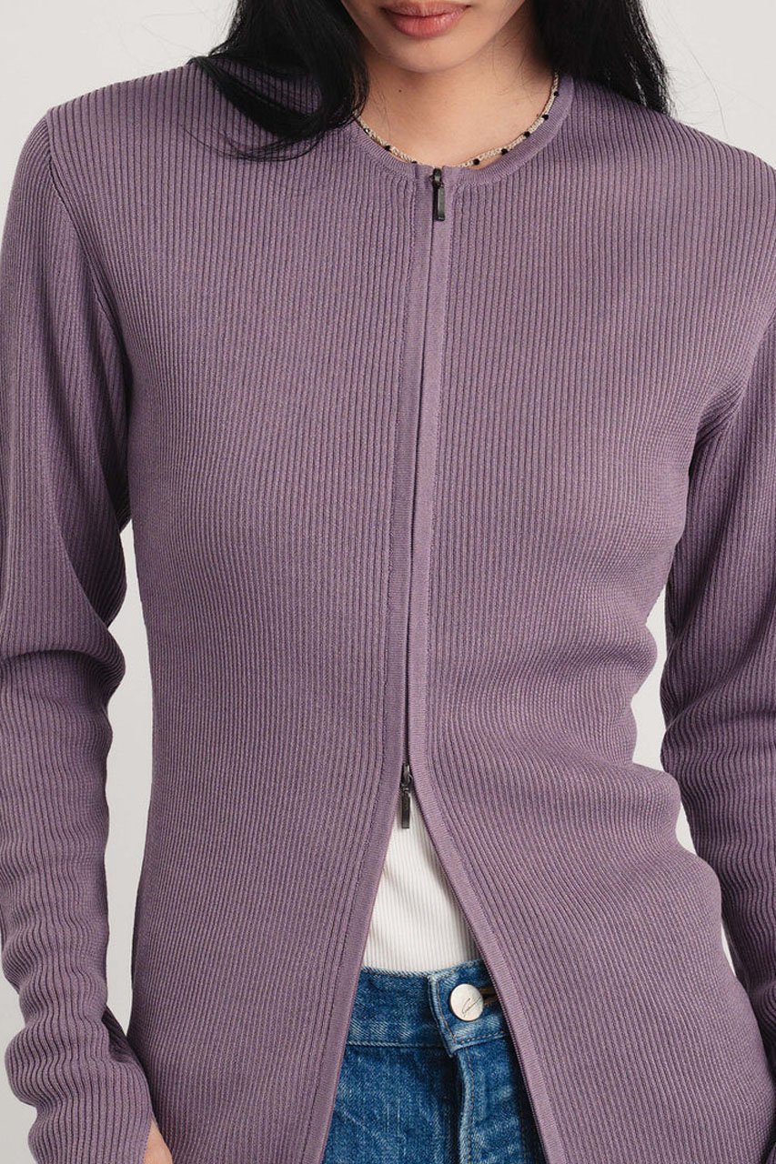 【スタニングルアー/STUNNING LURE】のジップアップリブニット 人気、トレンドファッション・服の通販 founy(ファニー) 　ファッション　Fashion　レディースファッション　Fashion for Women　トップス・カットソー　Cut & Sew Tops　ニット　Knit Tops & Sweaters　カジュアルプルオーバー・ニットトップス　Pullovers & Knit Tops / Casual Pullovers　ダブル　Double, Double-Breasted　再入荷　Restock / Back in Stock　軽量　Lightweight, Ultra Light　other-7|ID: prp329100004826348 ipo3291000000035956819