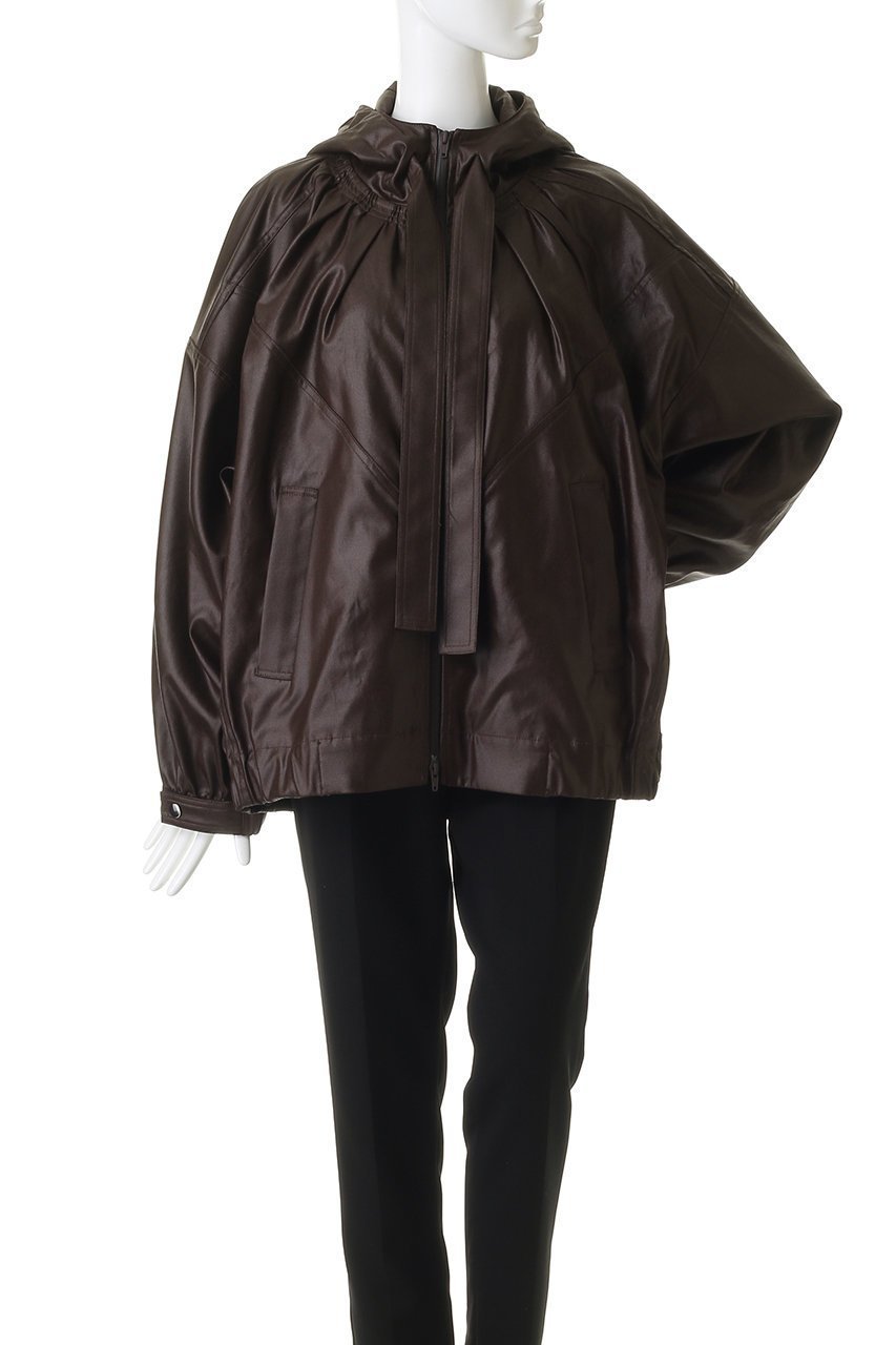 【スタニングルアー/STUNNING LURE】のrボリュームギャザーフーディー 人気、トレンドファッション・服の通販 founy(ファニー) 　ファッション　Fashion　レディースファッション　Fashion for Women　トップス・カットソー　Cut & Sew Tops　シャツ・ブラウス・オフィスカジュアル　Elegant Blouses & Button-Ups　レディースパーカー・カジュアルフーディー　Casual Hoodies & Sweatshirts　ロングTシャツ・Tシャツ　Longline T-Shirts & Tees　スウェット・クルーネックトップス　Sweatshirts & Crewnecks / Relaxed Fit Sweat Tops　カットソー・ベーシックTシャツ　Cut-and-Sewn Tops / Stretch Tees & Basics　ギャザー　Gathered, Ruffled　ジョーゼット　Georgette, Semi-Sheer Fabric　ブルゾン　Blouson, Bomber Jacket　ヴィンテージ　Vintage Style　再入荷　Restock / Back in Stock　other-2|ID: prp329100004826350 ipo3291000000035984869