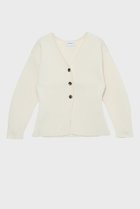 【スタニングルアー/STUNNING LURE】のアモッサスリットカーディガン オフホワイト|ID: prp329100004826351 ipo3291000000035876182