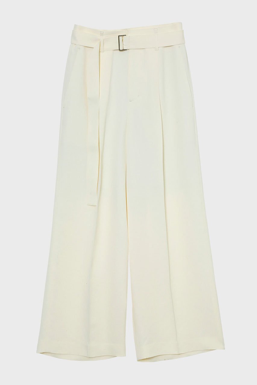 【スタニングルアー/STUNNING LURE】の【1/7 11:00販売開始】rベルテットサテンパンツ インテリア・キッズ・メンズ・レディースファッション・服の通販 founy(ファニー) 　ファッション　Fashion　レディースファッション　Fashion for Women　パンツ　Pants & Trousers　シルク　Silk, 100% Silk　ストレート　Straight, Straight Cut　エレガント 上品　Elegant　新作・新入荷　New Arrivals / New In　アイボリー|ID: prp329100004826352 ipo3291000000035116153