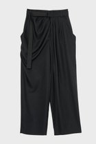 【スタニングルアー/STUNNING LURE】のrラップドレープパンツ ブラック|ID: prp329100004826353 ipo3291000000035567963