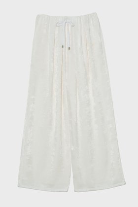 【スタニングルアー/STUNNING LURE】の【2/18 11:00販売開始】rベルベットギャザーパンツ 人気、トレンドファッション・服の通販 founy(ファニー) ファッション Fashion レディースファッション Fashion for Women パンツ Pants & Trousers シルク Silk, 100% Silk ストレート Straight, Straight Cut エレガント 上品 Elegant |ID:prp329100004826354