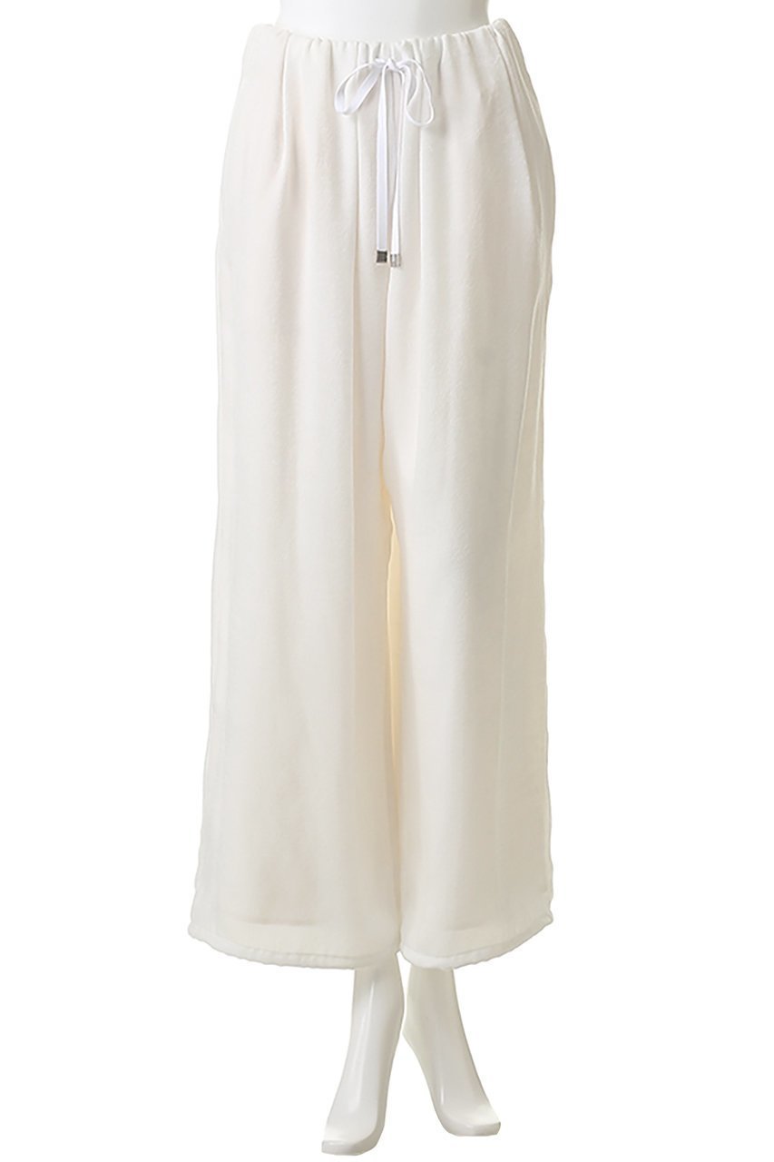 【スタニングルアー/STUNNING LURE】のrベルベットギャザーパンツ 人気、トレンドファッション・服の通販 founy(ファニー) 　ファッション　Fashion　レディースファッション　Fashion for Women　パンツ　Pants & Trousers　シルク　Silk, 100% Silk　ストレート　Straight, Straight Cut　エレガント 上品　Elegant　再入荷　Restock / Back in Stock　other-2|ID: prp329100004826354 ipo3291000000036006582