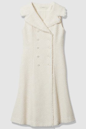 【アナイ/ANAYI】 ソフトベージュツイードテーラー ワンピース人気、トレンドファッション・服の通販 founy(ファニー) ファッション Fashion レディースファッション Fashion for Women ワンピース Dresses チュニック Tunic Tops & Dresses 2026年 2026 ダブル Double, Double-Breasted チュニック Tunic, Long Top ツイード Twill, Twill Weave フランス France, French ロング Long, Long-Length エレガント 上品 Elegant 夏 Summer 春 Spring S/S・春夏 SS, Spring/Summer, Warm Season |ID:prp329100004826355