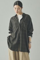 【カレンソロジー/Curensology】のセルロースローンチェックシャツ チャコール|ID: prp329100004826360 ipo3291000000035849189