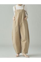 【カレンソロジー/Curensology】のナイロンラミーサロペット ベージュ|ID: prp329100004826362 ipo3291000000035116260