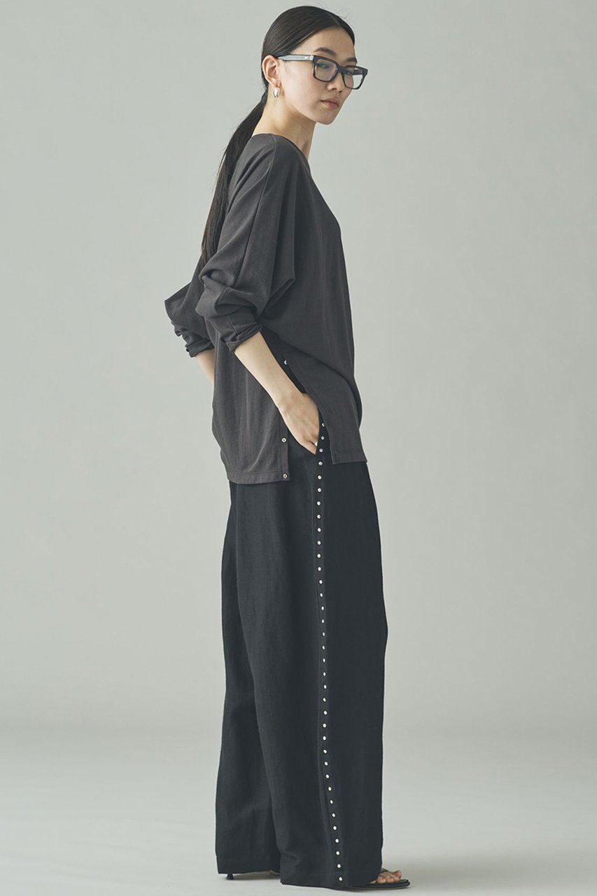 【カレンソロジー/Curensology】のシアードルマンプルオーバー 人気、トレンドファッション・服の通販 founy(ファニー) ファッション Fashion レディースファッション Fashion for Women トップス・カットソー Cut & Sew Tops シャツ・ブラウス・オフィスカジュアル Elegant Blouses & Button-Ups ロングTシャツ・Tシャツ Longline T-Shirts & Tees カジュアルプルオーバー・ニットトップス Pullovers & Knit Tops / Casual Pullovers カットソー・ベーシックTシャツ Cut-and-Sewn Tops / Stretch Tees & Basics 2026年 2026 アクセサリー Fashion Accessories シアー Sheer, See-Through スリット Slit, Slit Detail スリーブ Sleeve, Long Sleeve / Short Sleeve ロング Long, Long-Length 夏 Summer 春 Spring S/S・春夏 SS, Spring/Summer, Warm Season other-7|ID: prp329100004826364 ipo3291000000035116284