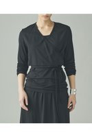 【カレンソロジー/Curensology】のベアテンジクカシュクールロングスリーブTシャツ 人気、トレンドファッション・服の通販 founy(ファニー) ファッション Fashion レディースファッション Fashion for Women トップス・カットソー Cut & Sew Tops シャツ・ブラウス・オフィスカジュアル Elegant Blouses & Button-Ups ロングTシャツ・Tシャツ Longline T-Shirts & Tees カットソー・ベーシックTシャツ Cut-and-Sewn Tops / Stretch Tees & Basics 2026年 2026 おすすめ Recommended / Our Picks なめらか Smooth, Silky Texture カシュクール Wrap Design スリーブ Sleeve, Long Sleeve / Short Sleeve ドレープ Drape, Draping Fabric フロント Front, Front Design ロング Long, Long-Length エレガント 上品 Elegant 夏 Summer 春 Spring S/S・春夏 SS, Spring/Summer, Warm Season |ID:prp329100004826368