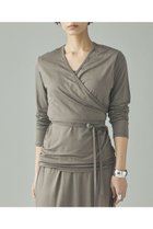 【カレンソロジー/Curensology】のベアテンジクカシュクールロングスリーブTシャツ モカ|ID: prp329100004826368 ipo3291000000035116304